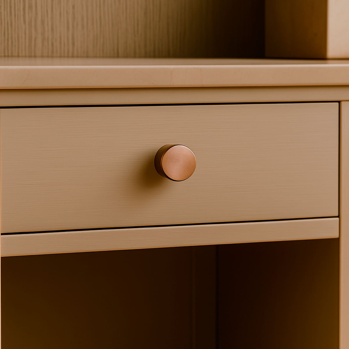 Puxador Radio Grande 27mm Rose Escovado Zen 52034_0