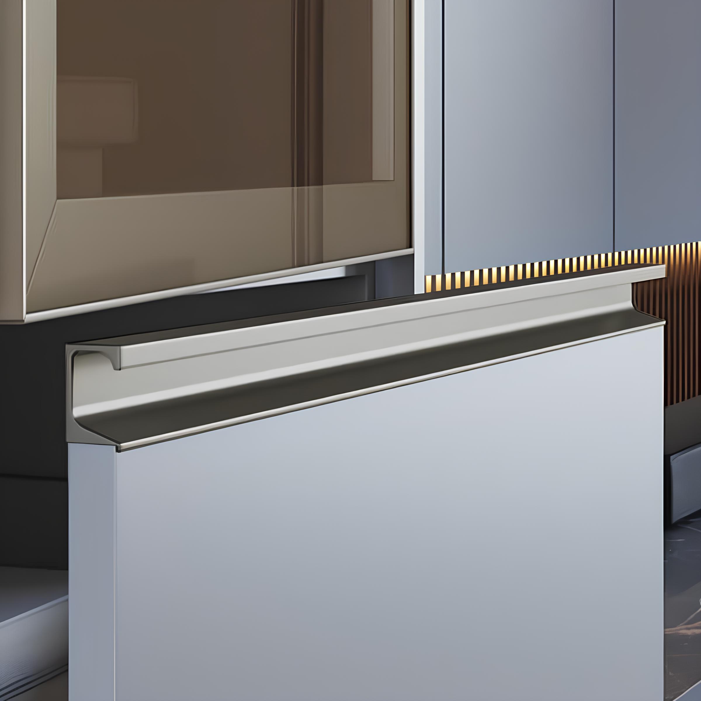 Puxador Perfil Rm-053 3 Metros Para 18mm Inox Polido Rometal 40368_0