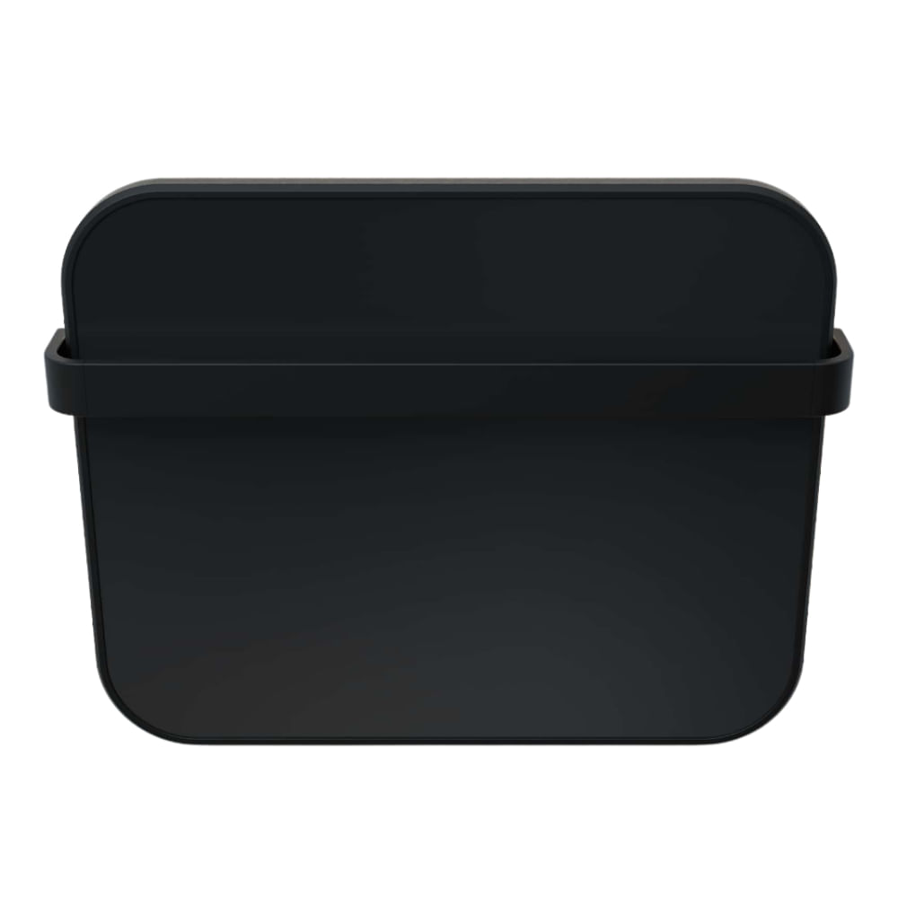 Toalheiro-Termico-Kitchen-Preto-com-Vidro-Preto-Neutro-Flaza-Design